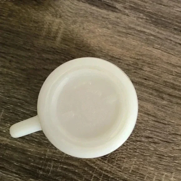 Vtg Anchor Hocking Milk Glass Mug - Picture 4 of 8